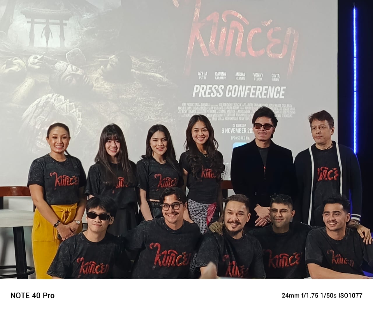 Konferensi pers film horor Kuncen di kawasan Kasablanka, Jakarta Selatan, Jakarta (3/10) [FTNews/Selvianus Kopong Basar]